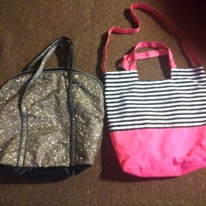Lot of 2 Victoria’s Secret Tote XL